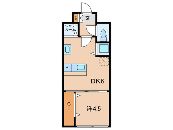 Ｌａ　Ｆｅｌｉｚ魚町の物件間取画像